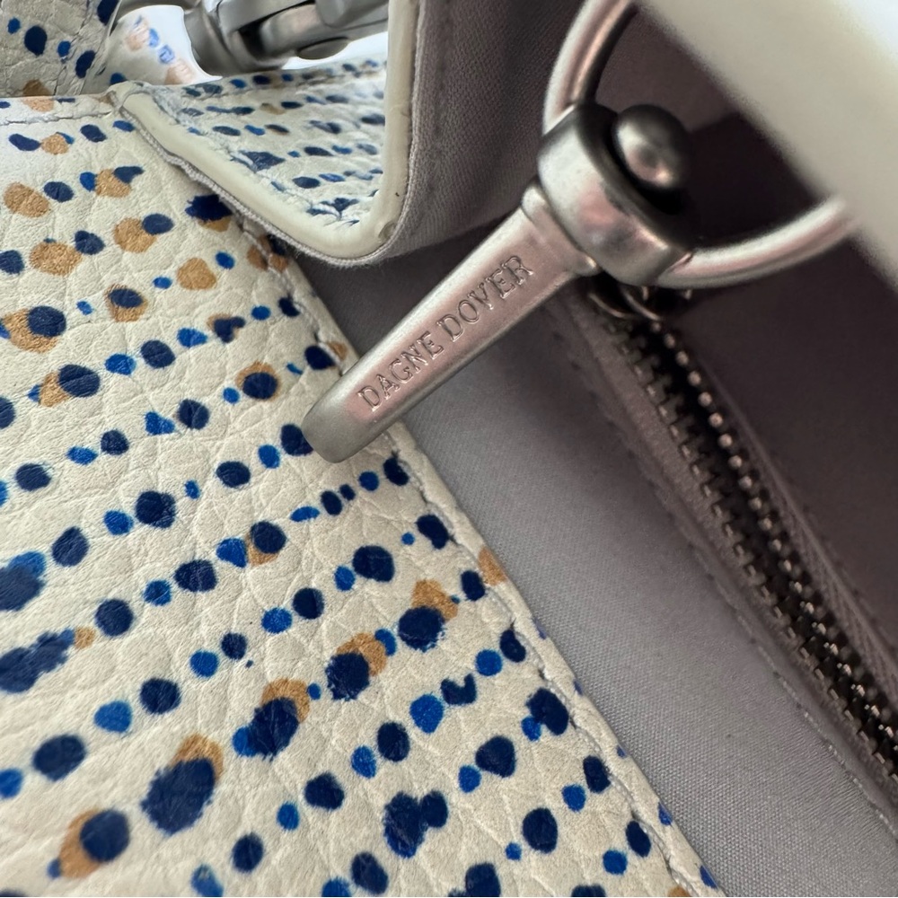 Dagne Dover Leather Andra Crossbody Limited Edition Seasonal Epic Dot Pr… - Picture 12 of 14